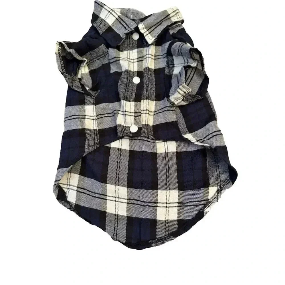 Dog plaid shirt your furry